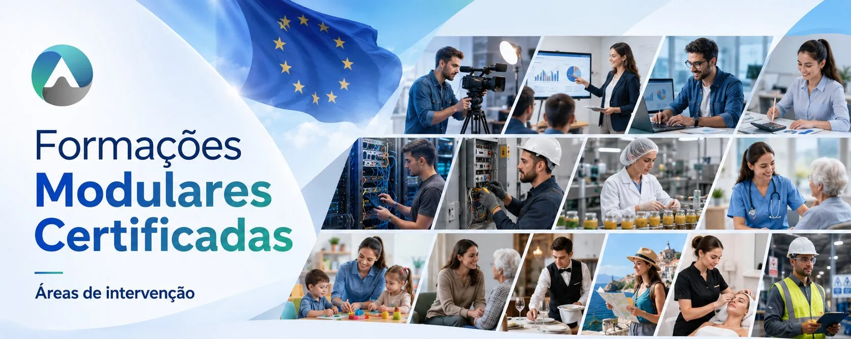 Formações Modulares Certificadas — Áreas de intervenção · Escola Profissional Alternância